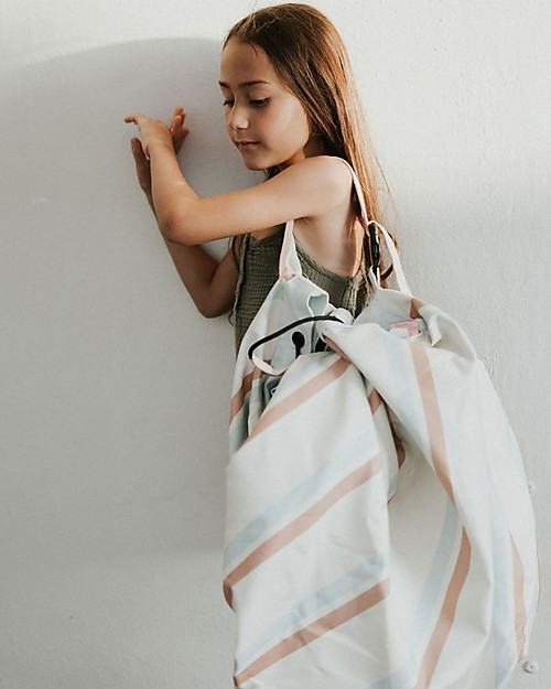 Play&Go Portable 2 in 1 Storage Bag & Outdoor Playmat - Stripes Storage Bag and Playmat